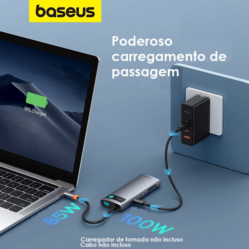 Hub Baseus 7 em 1 eletronicos 020 Loja da Dryka