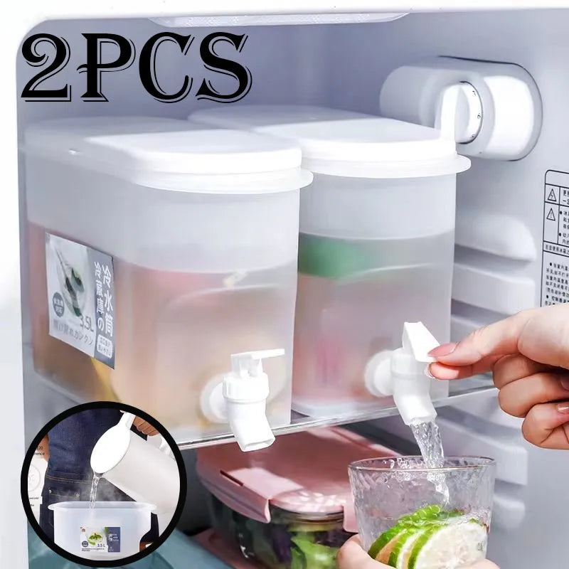 Jarra de Água com Dispenser Loja da Dryka white-2pcs