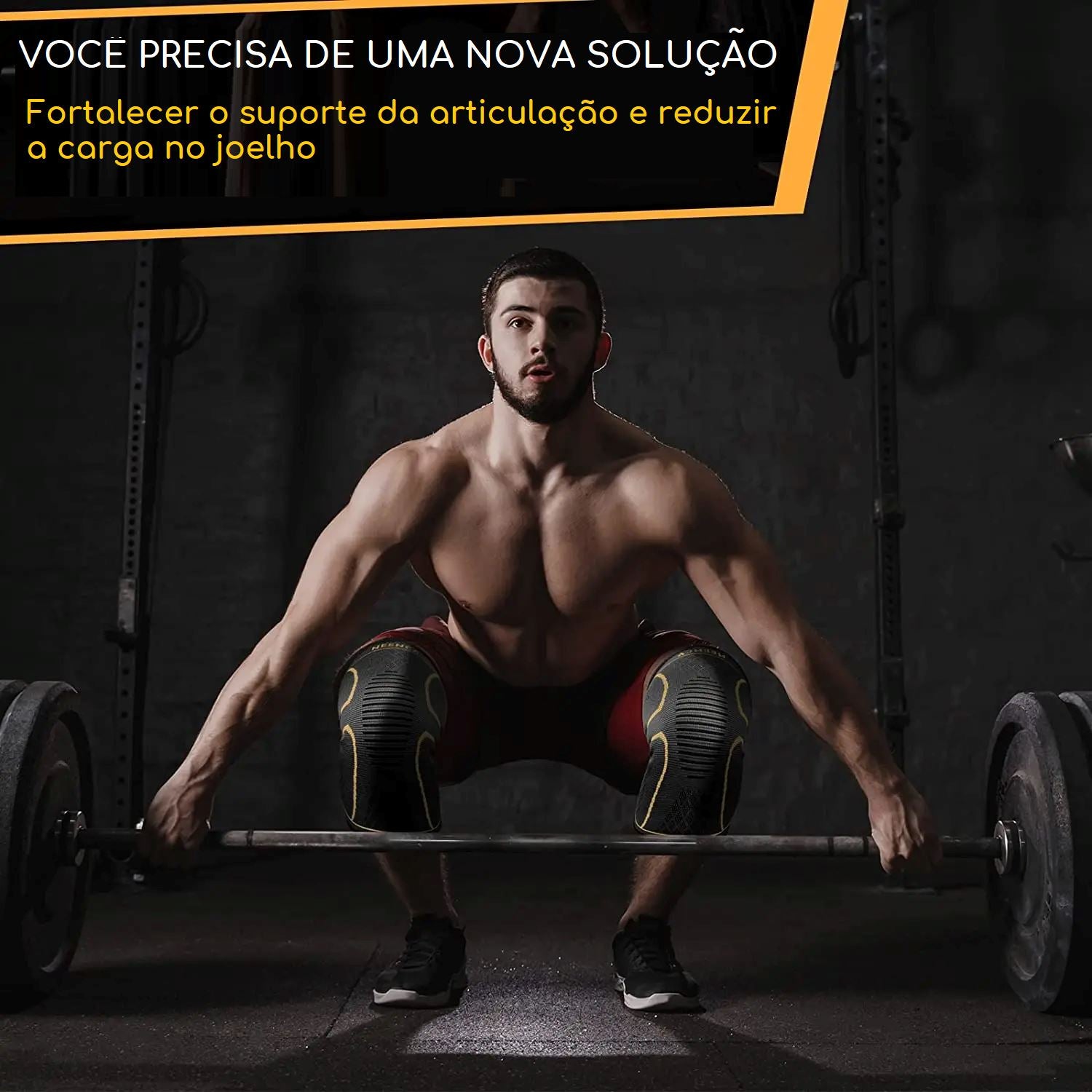 Joelheira Ortopédica de Compressão - NEENCA esporte 017 Loja da Dryka