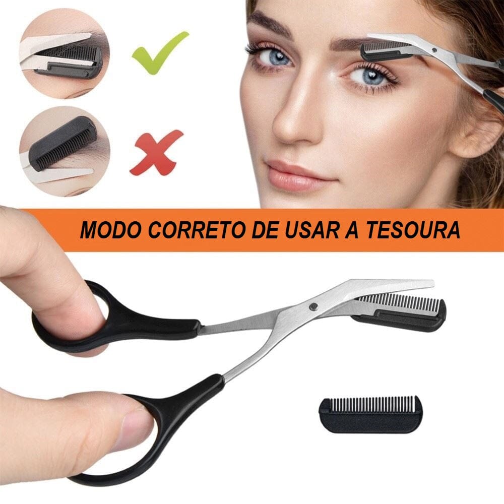 Kit Modelador de Sobrancelhas - Slim Cut Beleza 002 lojadadryka