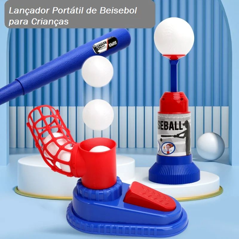 Lançador Portátil de Beisebol para Crianças brinquedo 014 Loja da Dryka