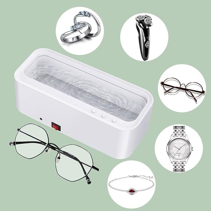 Limpador Ultrassônico Multifuncional para Óculos, Relógio e Jóias limpador 001 lojadadryka