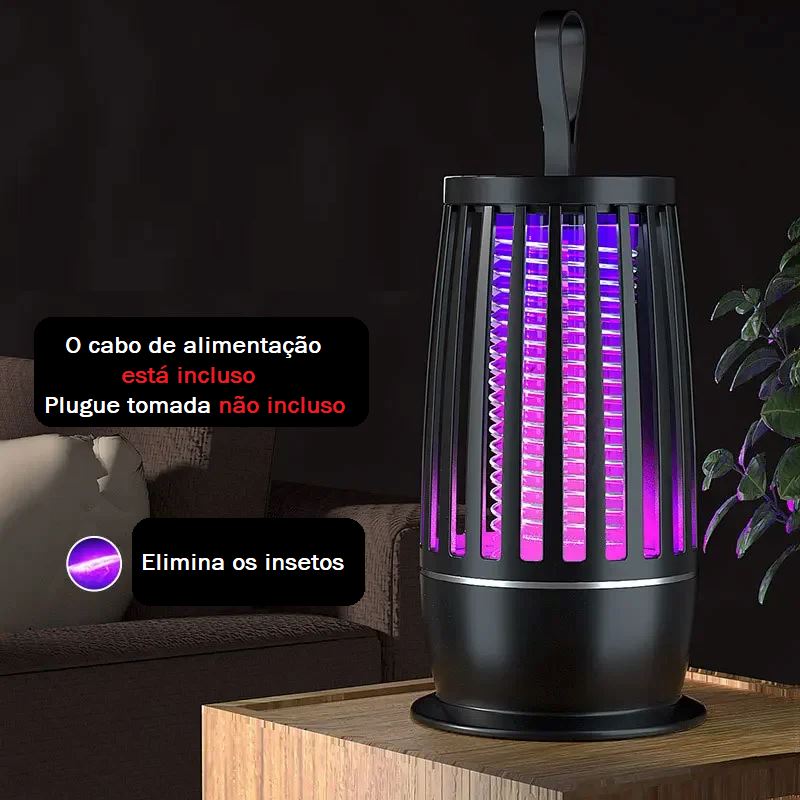 Luminária Eletrônica Repelente de Insetos-Power Led casa 001 lojadadryka