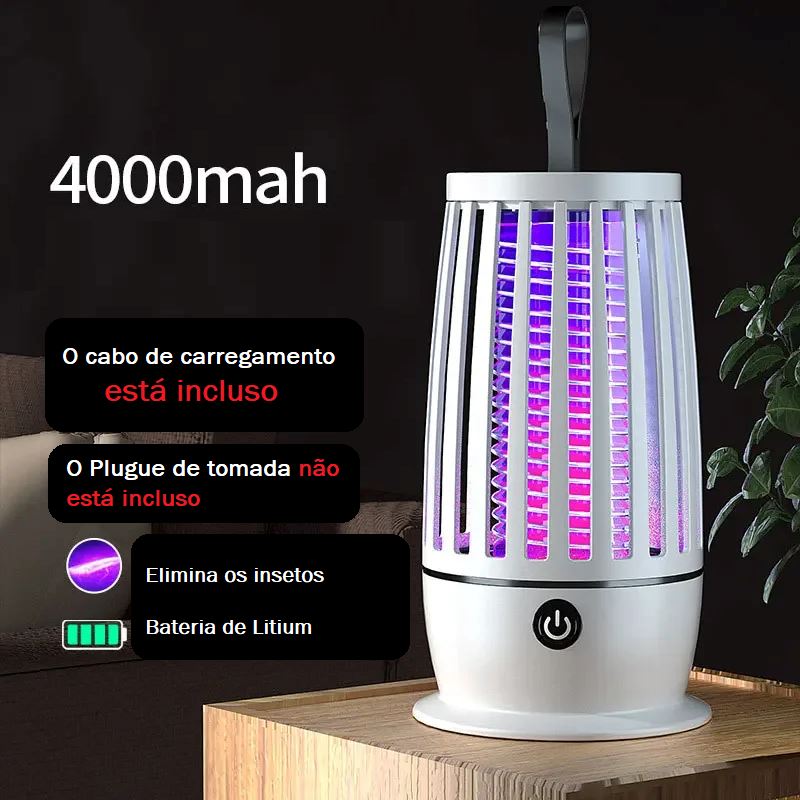 Luminária Eletrônica Repelente de Insetos-Power Led casa 001 lojadadryka