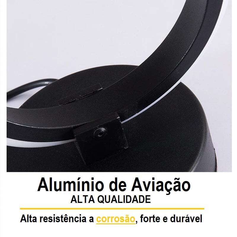 Luminária LED de Mesa - Arte Moderna decoração 014 Loja da Dryka