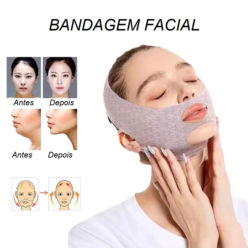 Máscara de Lifting Facial + Papada máscara 004 Loja da Dryka