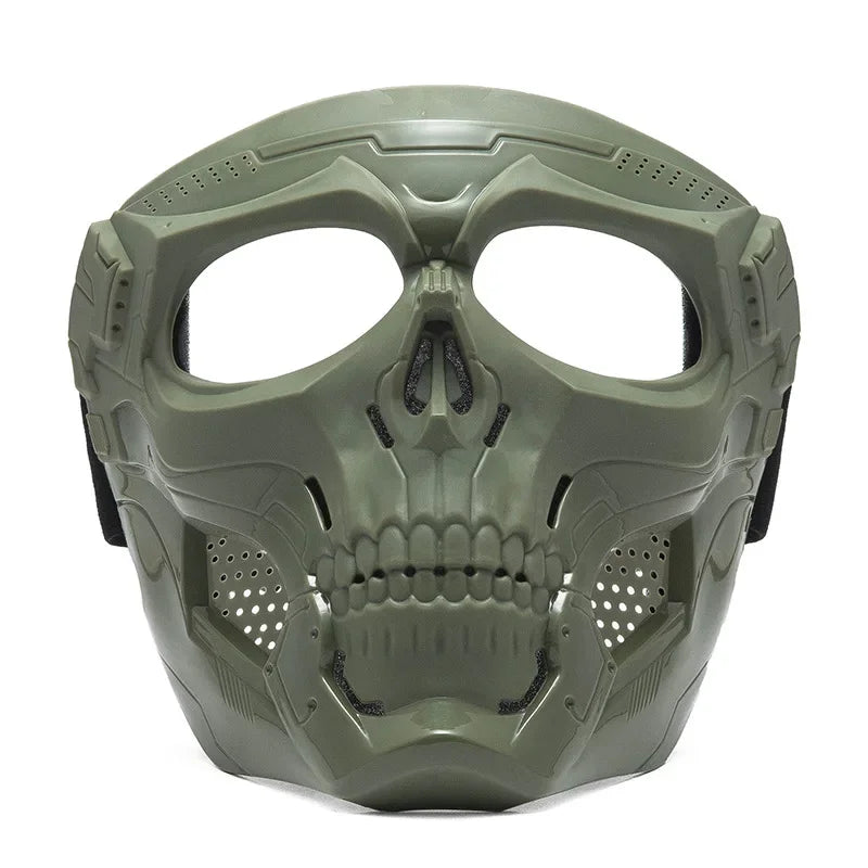 Máscara para Airsoft - SkullFace Loja da Dryka Verde 1