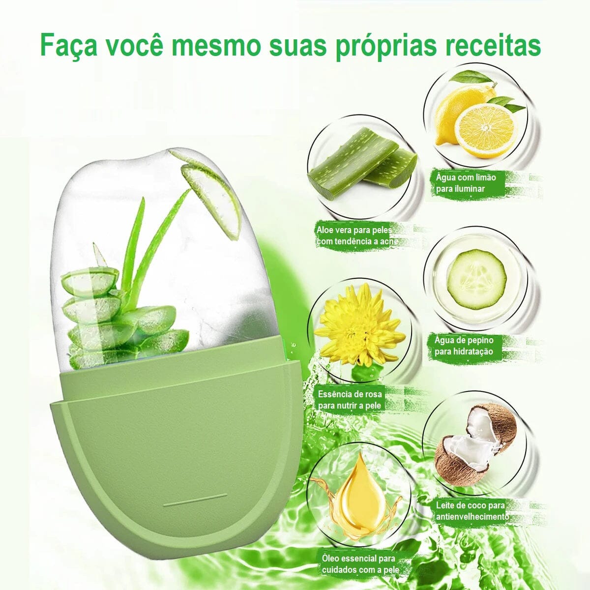 Massageador Facial - Skin Icing beleza 031 Loja da Dryka