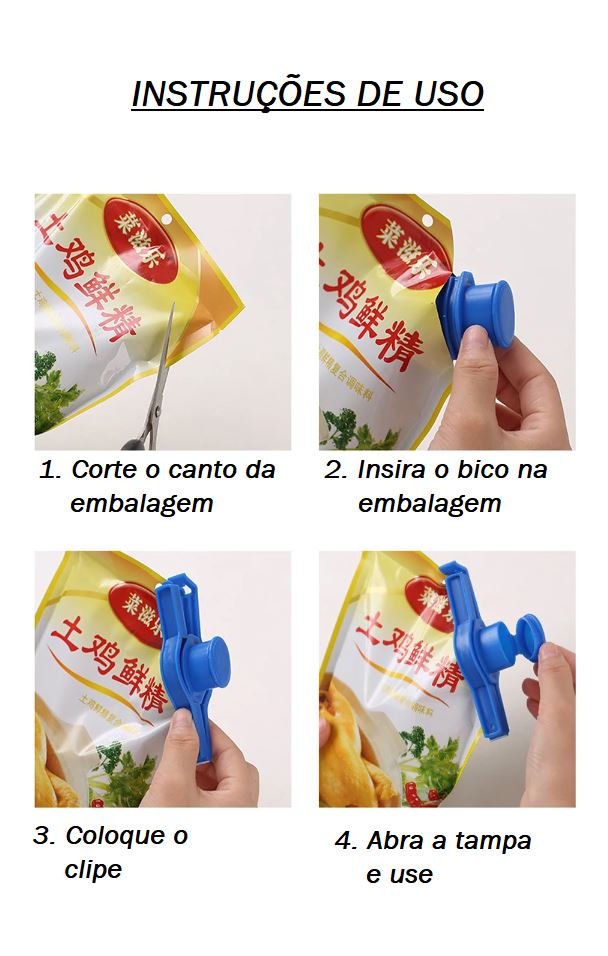 Mini Seladora para Embalagens Plásticas Portátil cozinha 020 lojadadryka