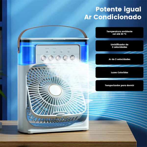 Mini Ventilador e Refrigerador de Ar Portátil Mini Ventilador Loja da Dryka