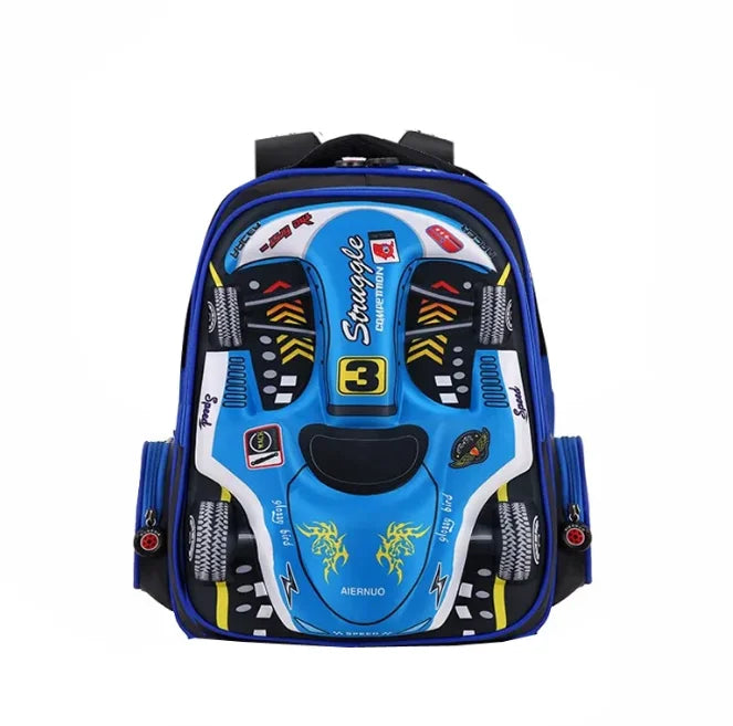 Mochila Escolar Infantil 3D - Fórmula 1 Loja da Dryka