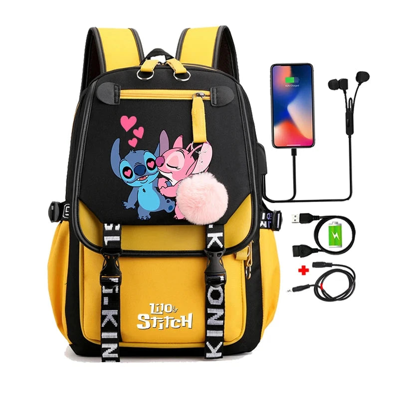 Mochila Escolar Infantil - Lilo Stitch Loja da Dryka 0271632