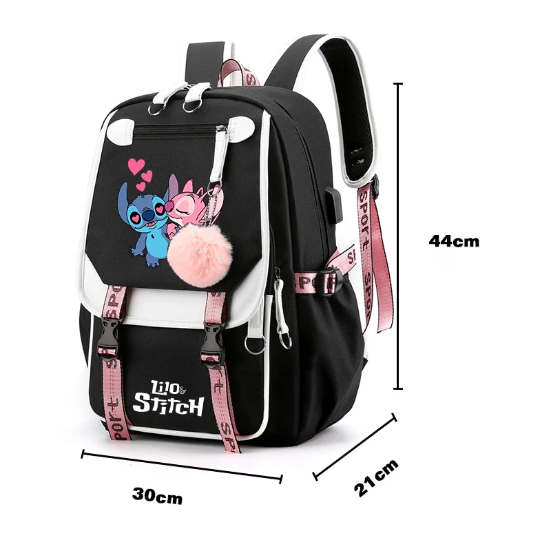 Mochila Escolar Infantil - Lilo Stitch Loja da Dryka