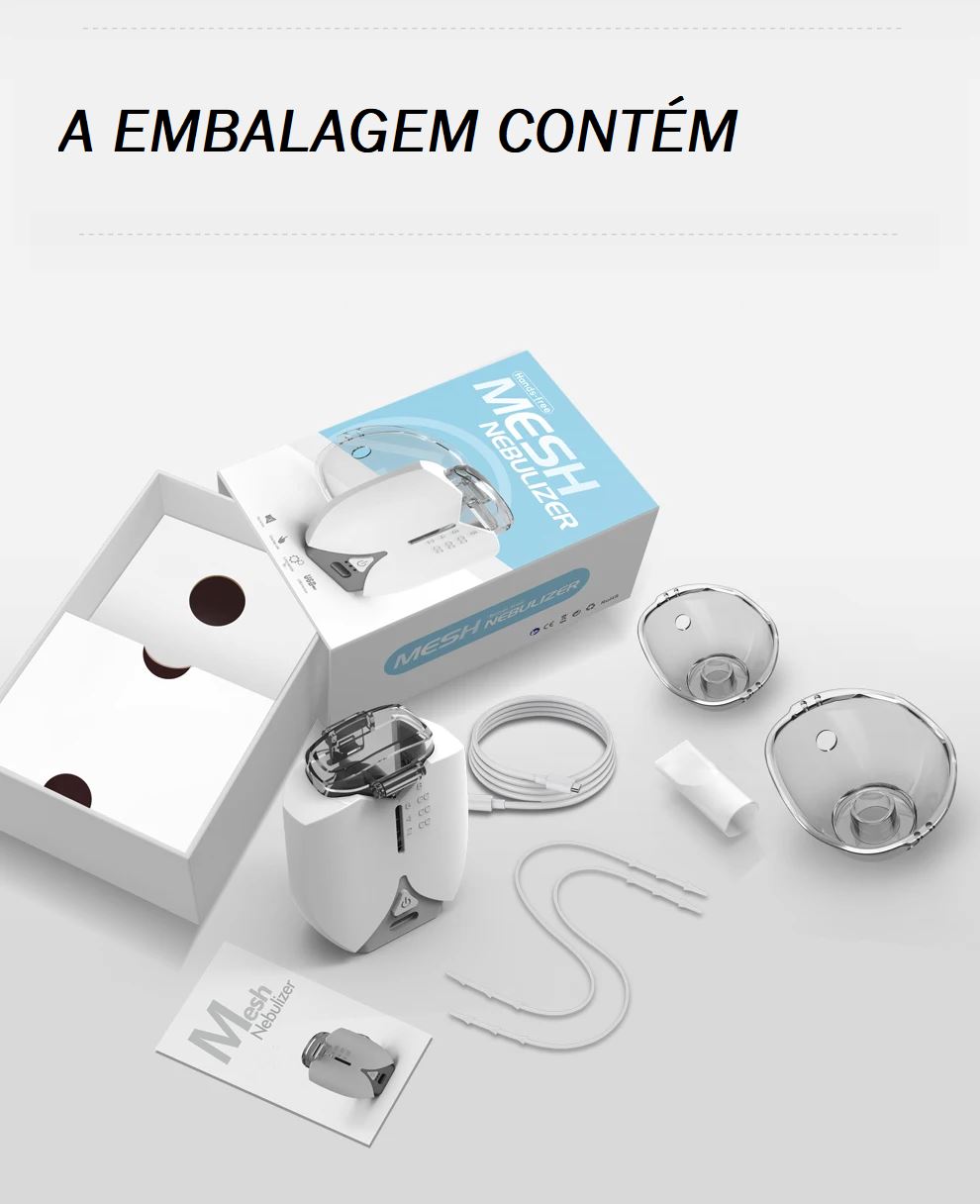 Nebulizador Ultra Portátil - Hands Free bem estar 026 Loja da Dryka