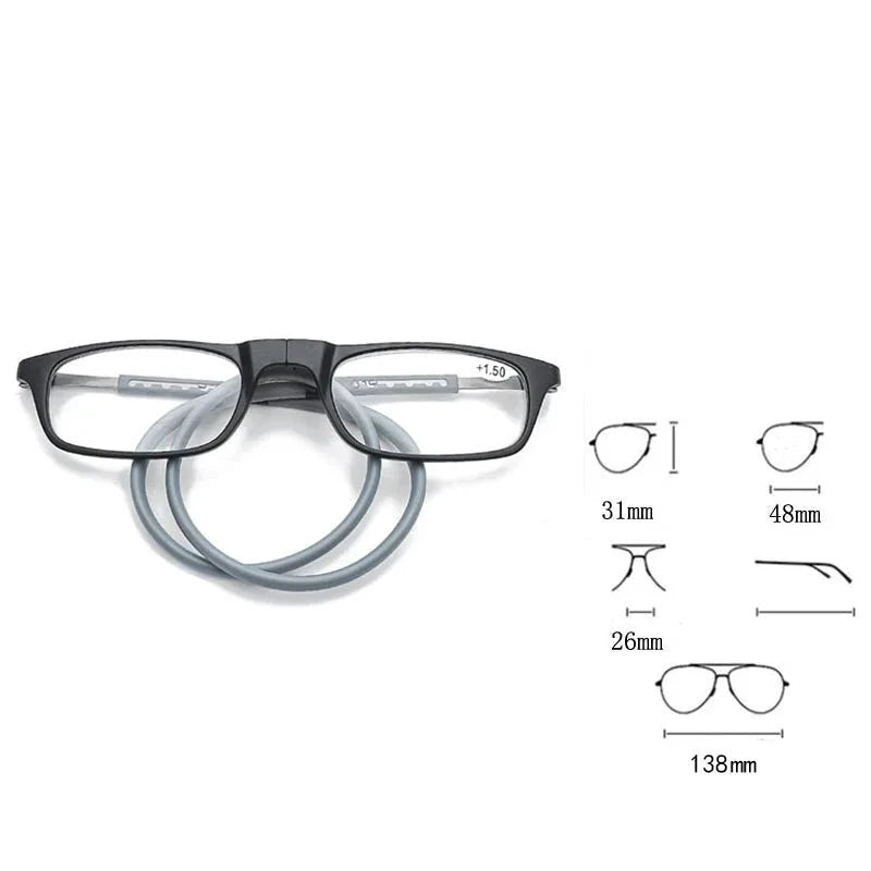 Óculos de Grau Feminino Dobrável - Click Magnetic oculos - click magnetic Loja da Dryka