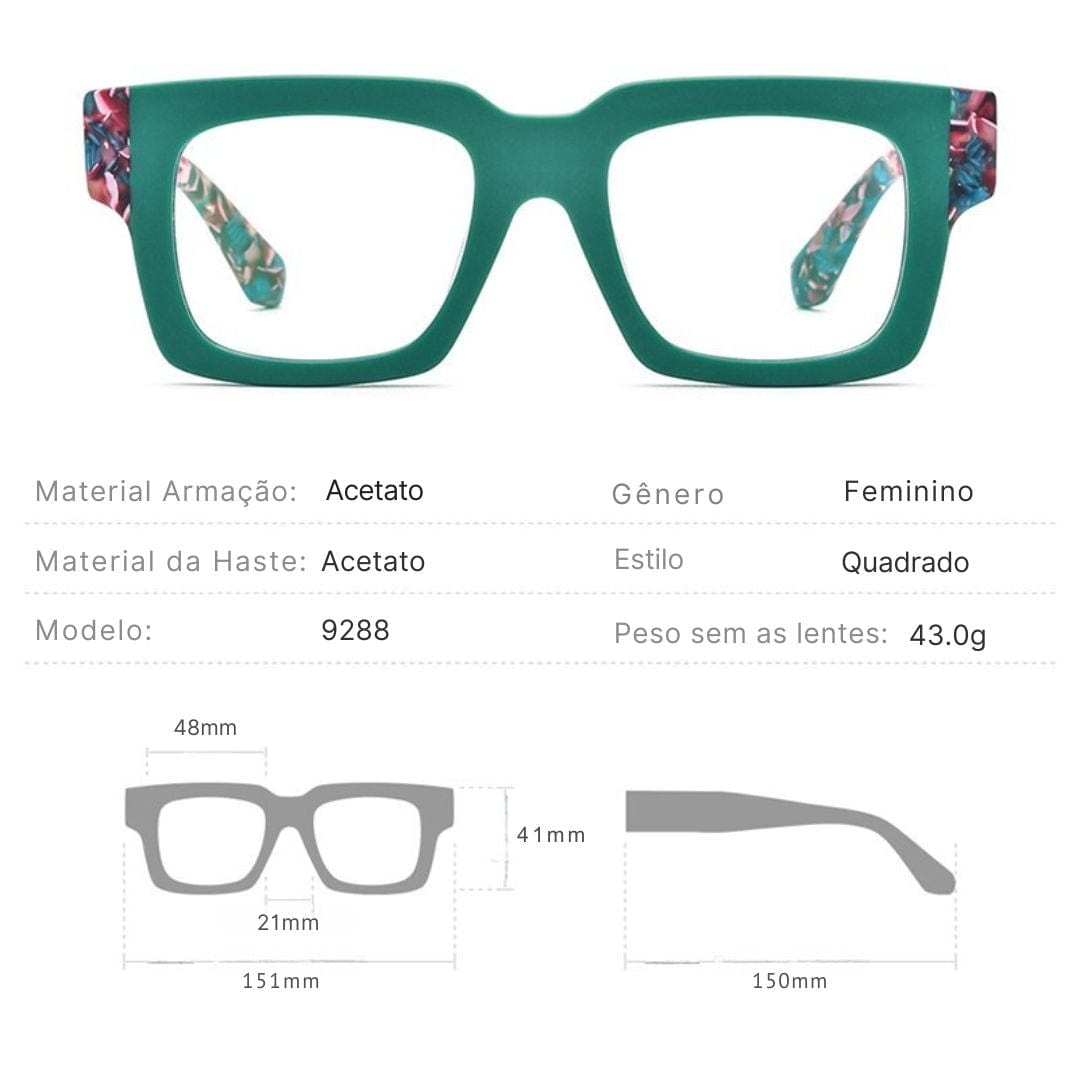 Óculos de Grau Feminino - Fashion Frame oculos de grau fashion frame Loja da Dryka
