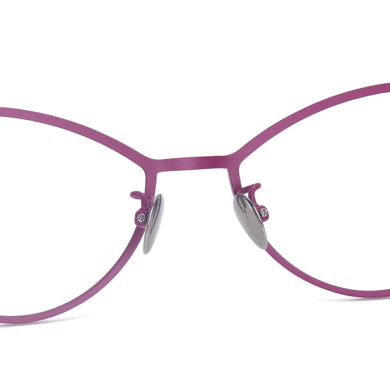 Óculos de Grau Feminino Titânio - Cat MUZZ Óculos de Grau Feminino Titânio - Cat MUZZ Loja da Dryka