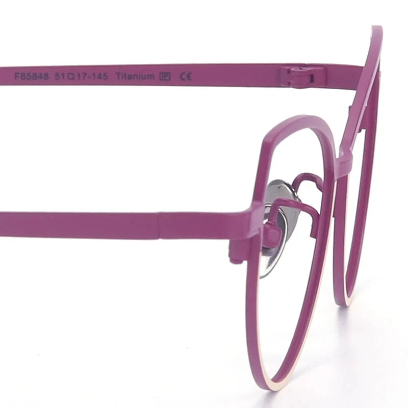 Óculos de Grau Feminino Titânio - Cat MUZZ Óculos de Grau Feminino Titânio - Cat MUZZ Loja da Dryka