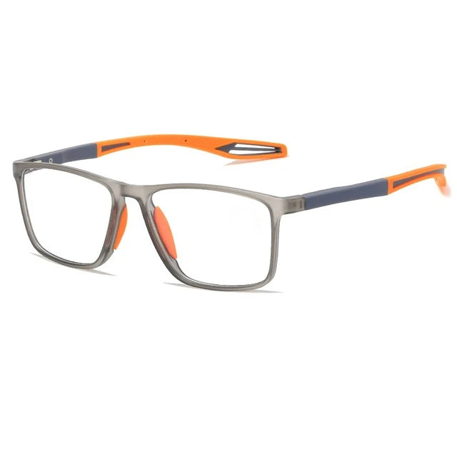 Óculos de Leitura com Proteção Anti Luz Azul - TR90 oculos de grau 004 Loja da Dryka Laranja +150