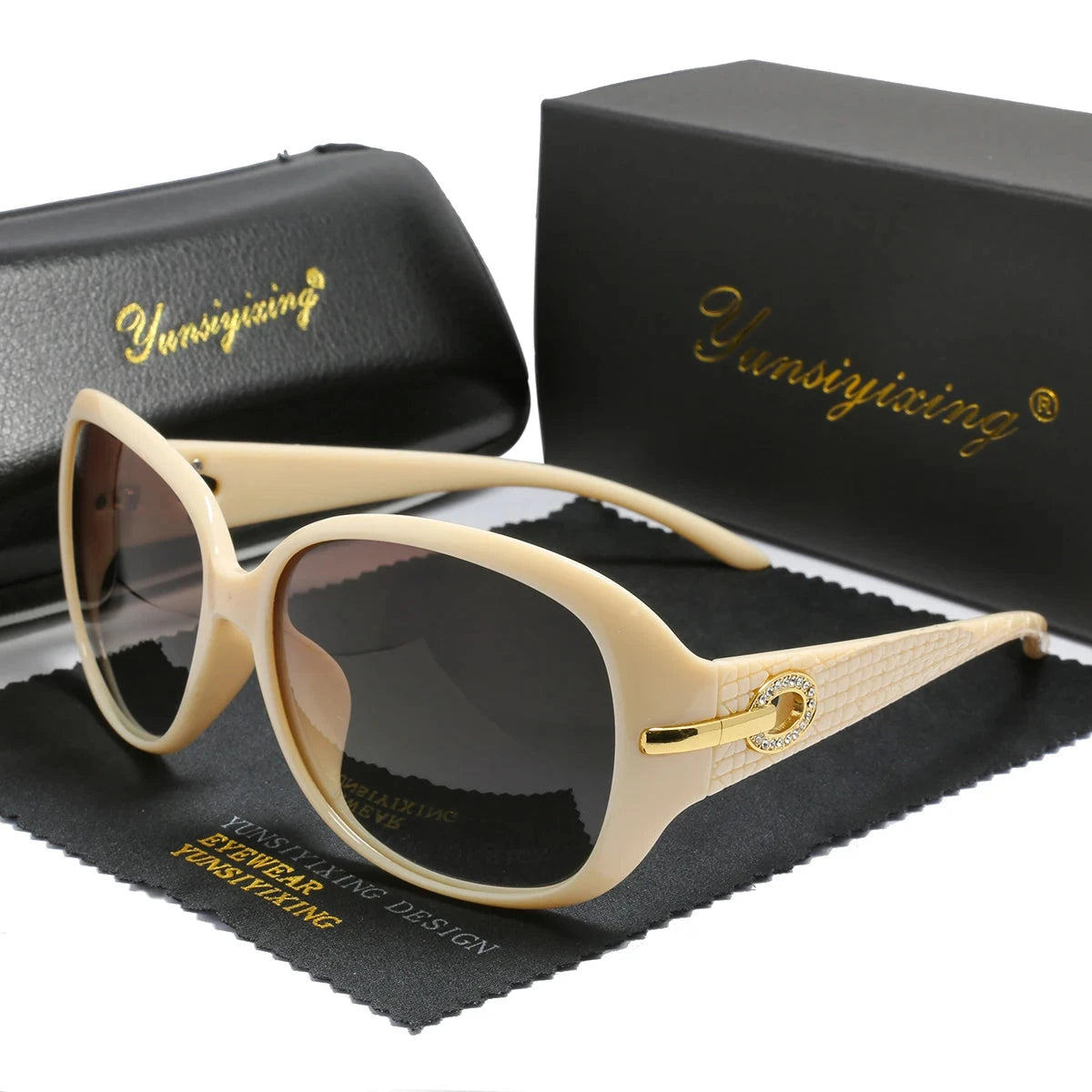 Óculos de Sol Feminino - Butterfly Luxe Loja da Dryka Branco