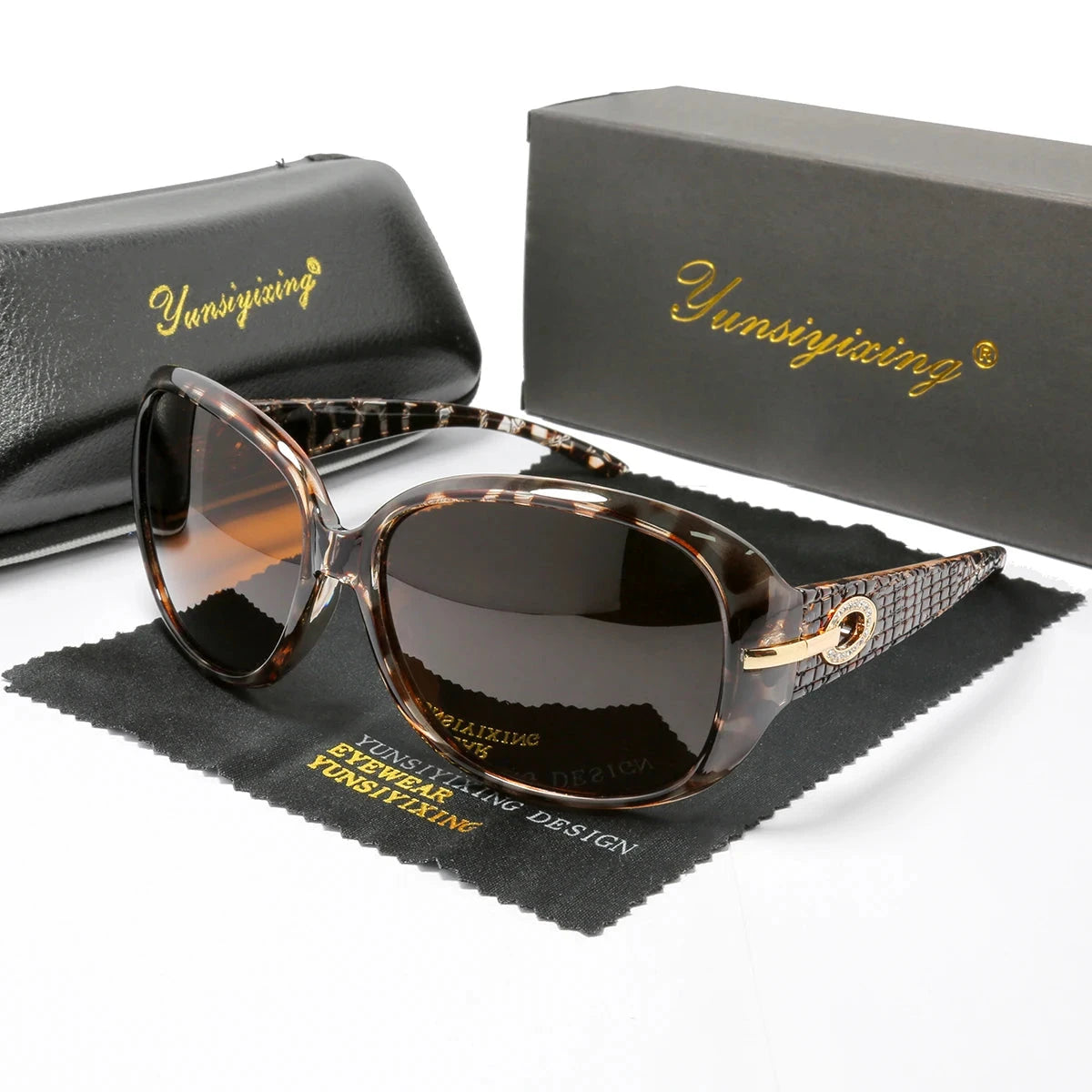 Óculos de Sol Feminino - Butterfly Luxe Loja da Dryka Marrom