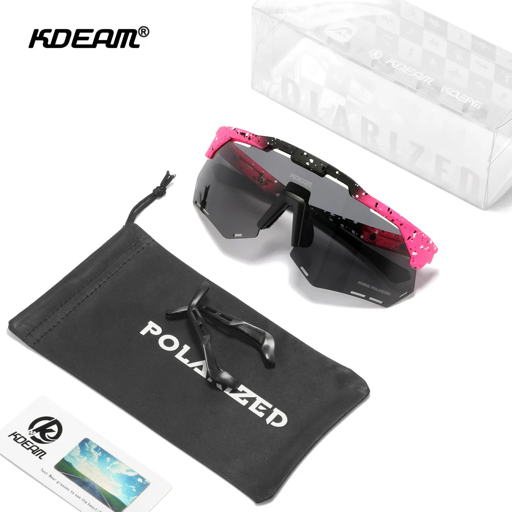 Óculos de Sol Polarizado KDEAM - Speed face Loja da Dryka