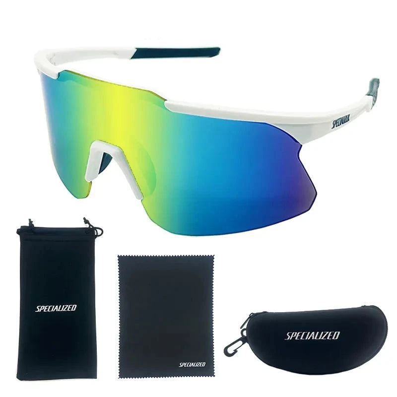 Óculos de Sol Specialized - Polarizado UV 400+ Loja da Dryka White Gold