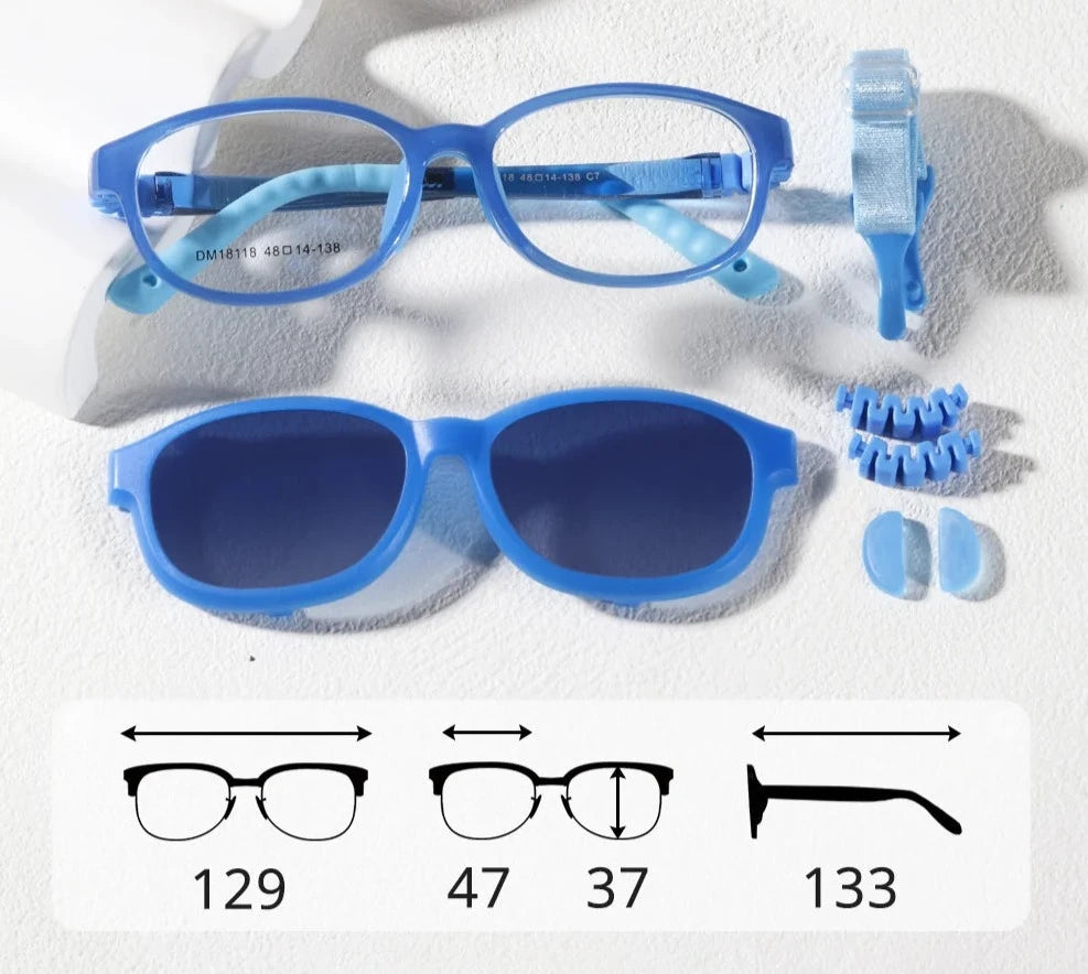 Óculos Grau Infantil Polarizado 2 em 1 - Vision Junior Loja da Dryka