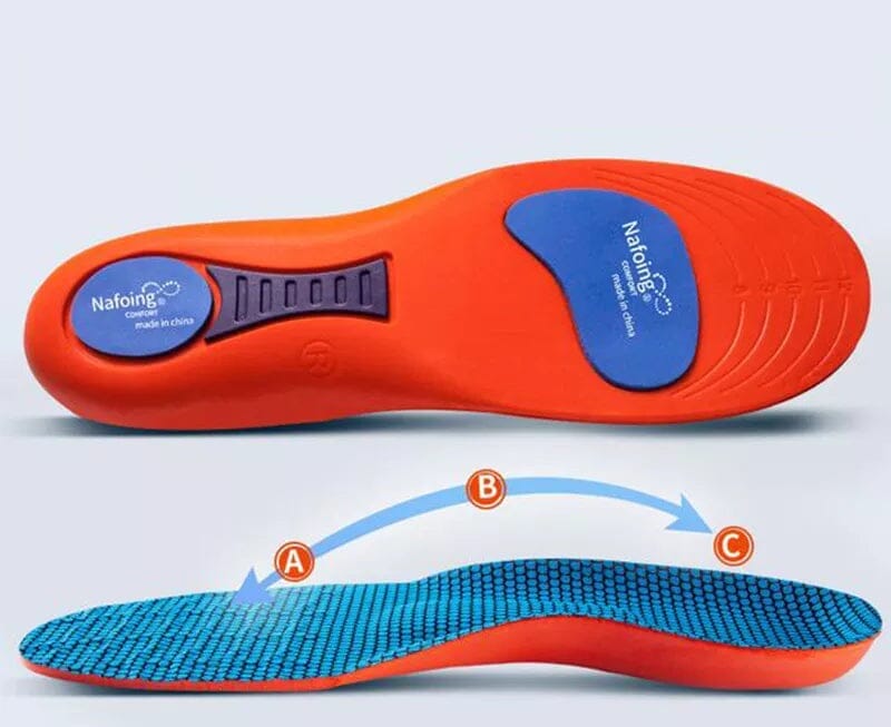 Palmilha Ortopédica Comfort Plus Loja da Dryka Azul 33-34