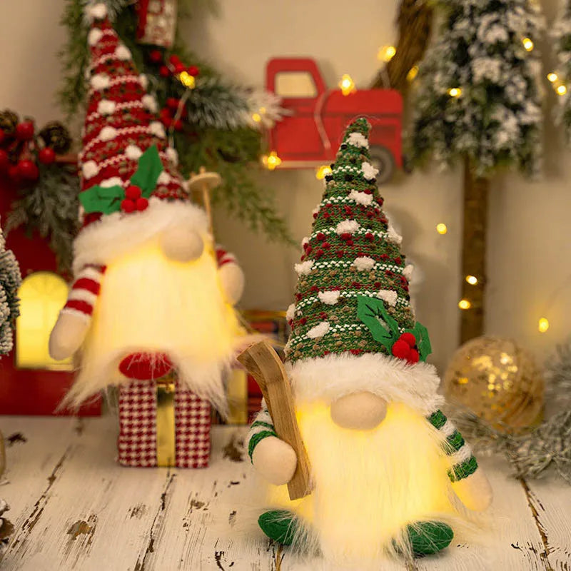 Papai Noel Decorativo Iluminado Natal 002 Loja da Dryka