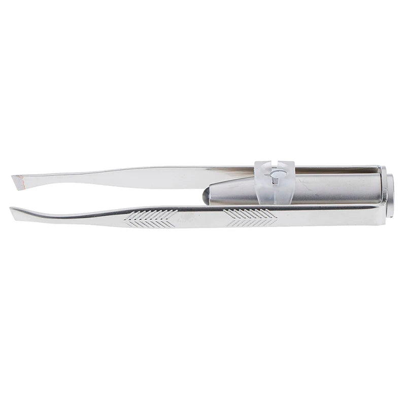 Pinça Aço Inox com LED Integrado beleza 035 Loja da Dryka