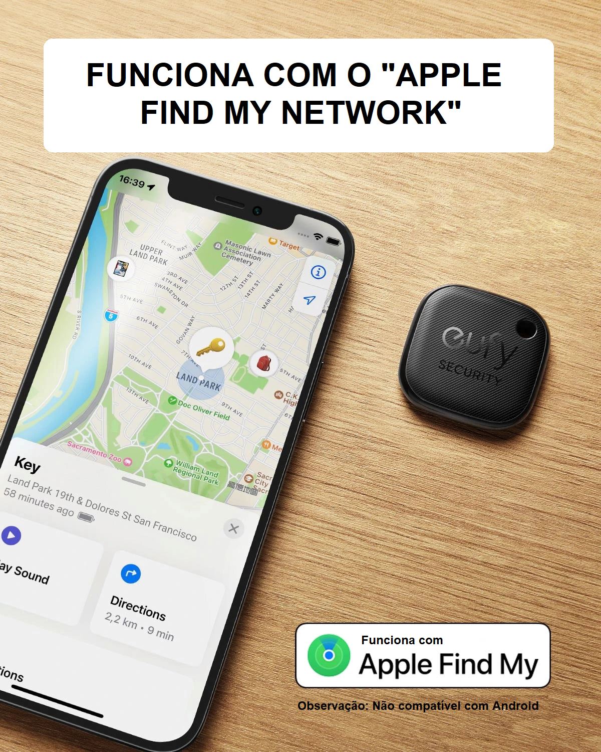 Rastreador Anker - Eufy Smart Track rastreador 001 Loja da Dryka