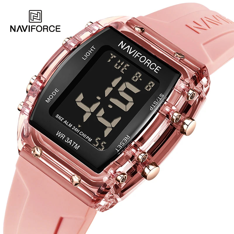 Relógio Feminino Digital Naviforce Relogio feminino 005 Loja da Dryka