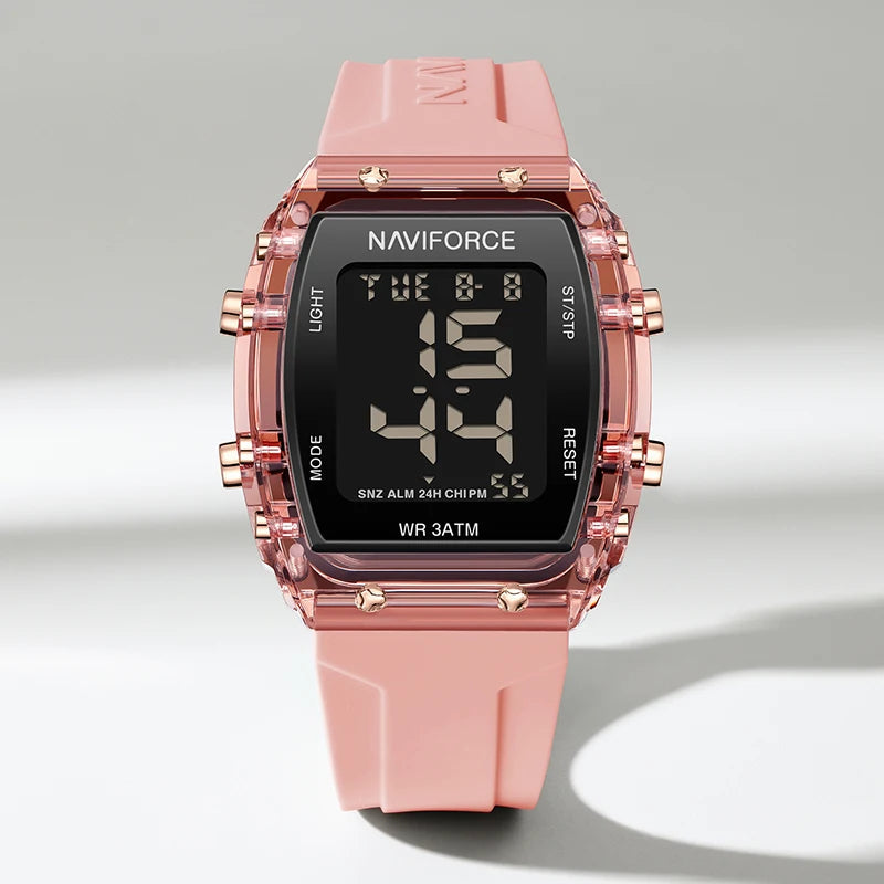 Relógio Feminino Digital Naviforce Relogio feminino 005 Loja da Dryka