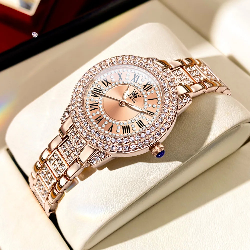 Relógio Feminino Olevs - Diamond Loja da Dryka round diamond