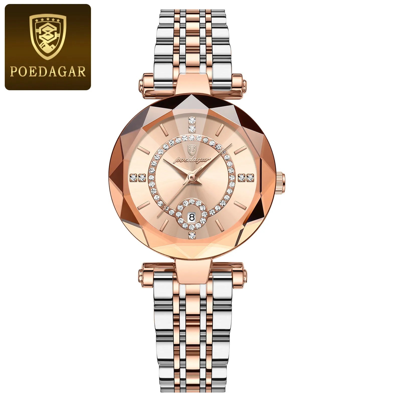 Relógio Poedagar Ruby relogio feminino 002 Loja da Dryka Dourado