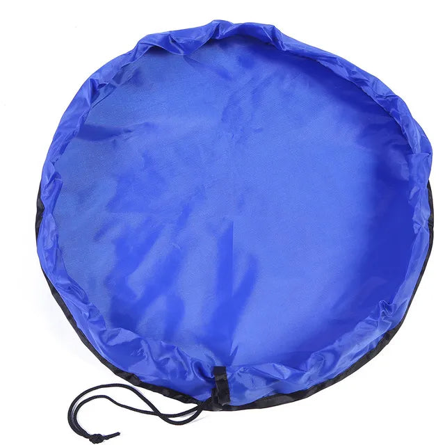 Saco Almofadado Organizador de Brinquedos - Easy Puff Loja da Dryka diameter 50cm Blue China