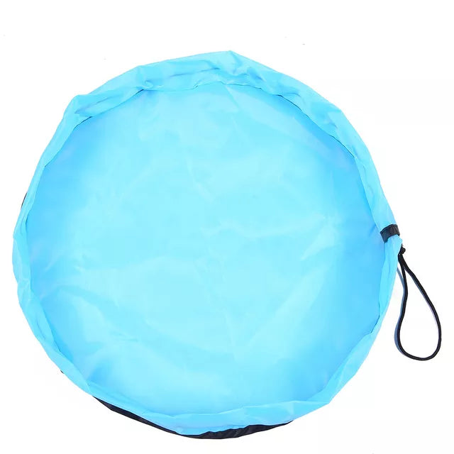 Saco Almofadado Organizador de Brinquedos - Easy Puff Loja da Dryka diameter 50cm Light Blue China