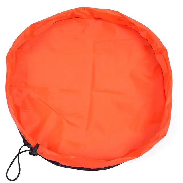 Saco Almofadado Organizador de Brinquedos - Easy Puff Loja da Dryka diameter 50cm Orange China