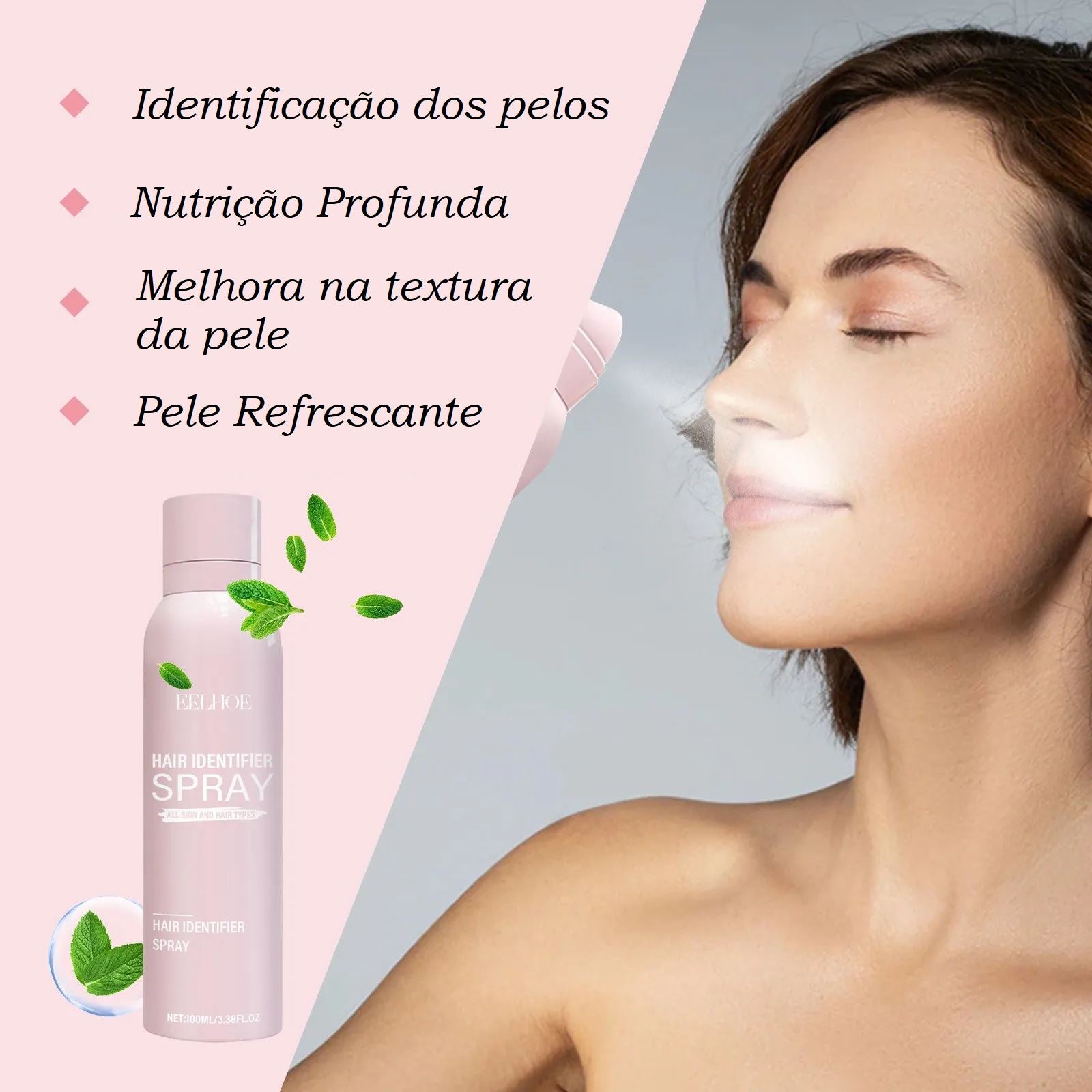 Spray Identificador de Pelos para Dermaplaning bem estar 052 Loja da Dryka