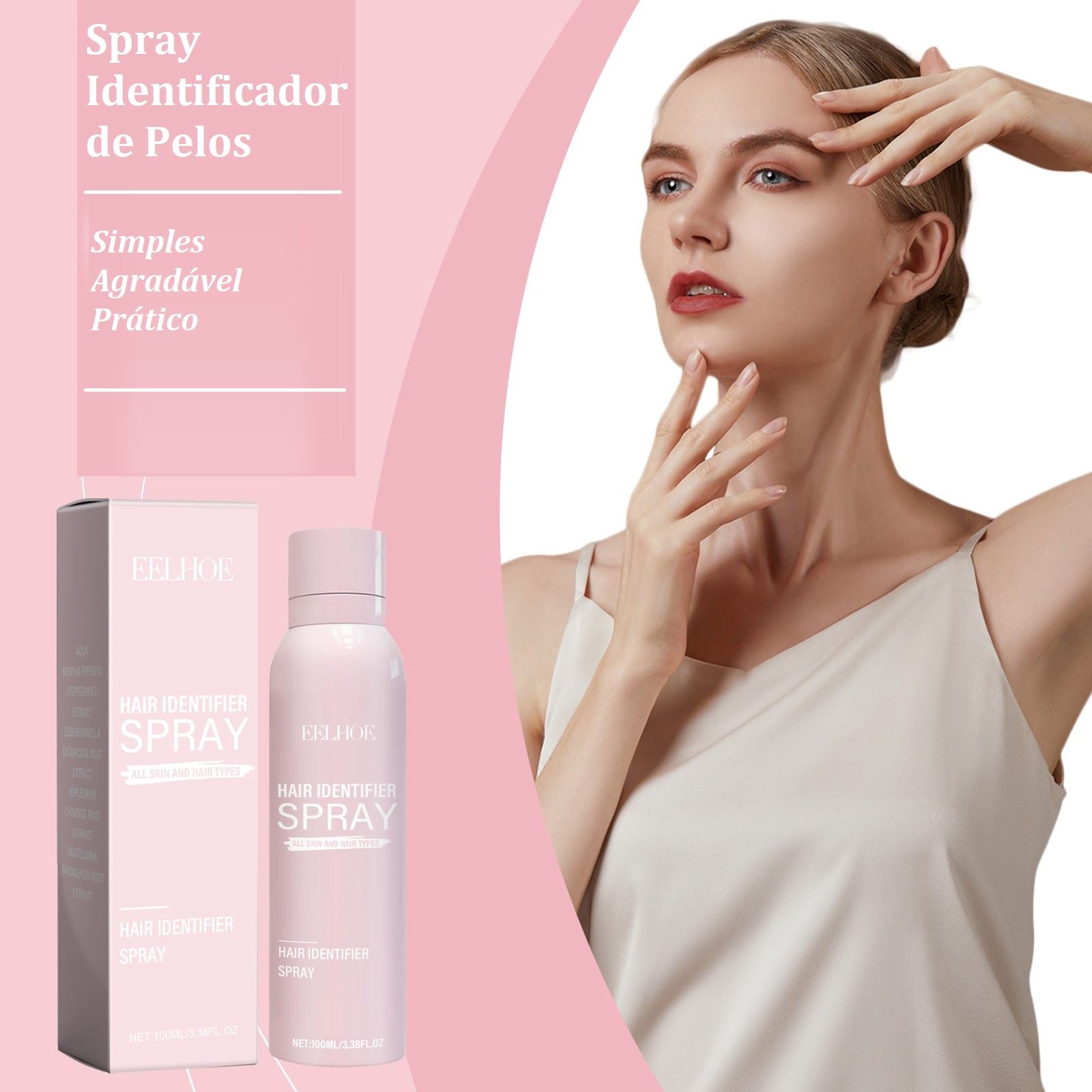Spray Identificador de Pelos para Dermaplaning bem estar 052 Loja da Dryka