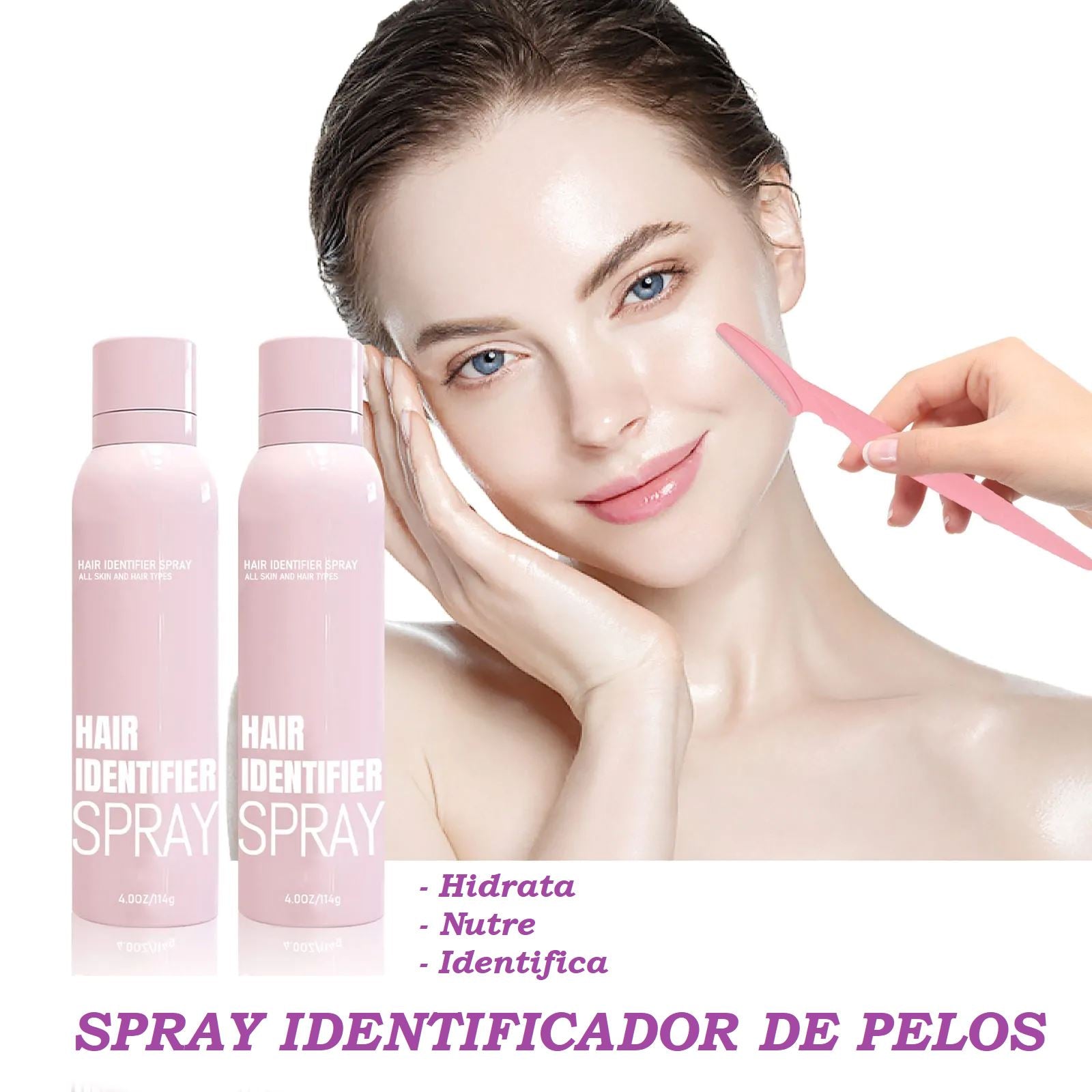 Spray Identificador de Pelos para Dermaplaning bem estar 052 Loja da Dryka