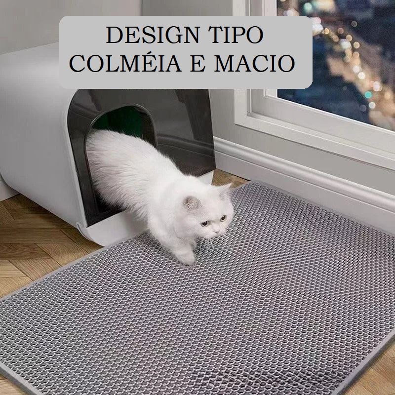 Tapete Coletor de Areia para Gatos pet shop 017 Loja da Dryka