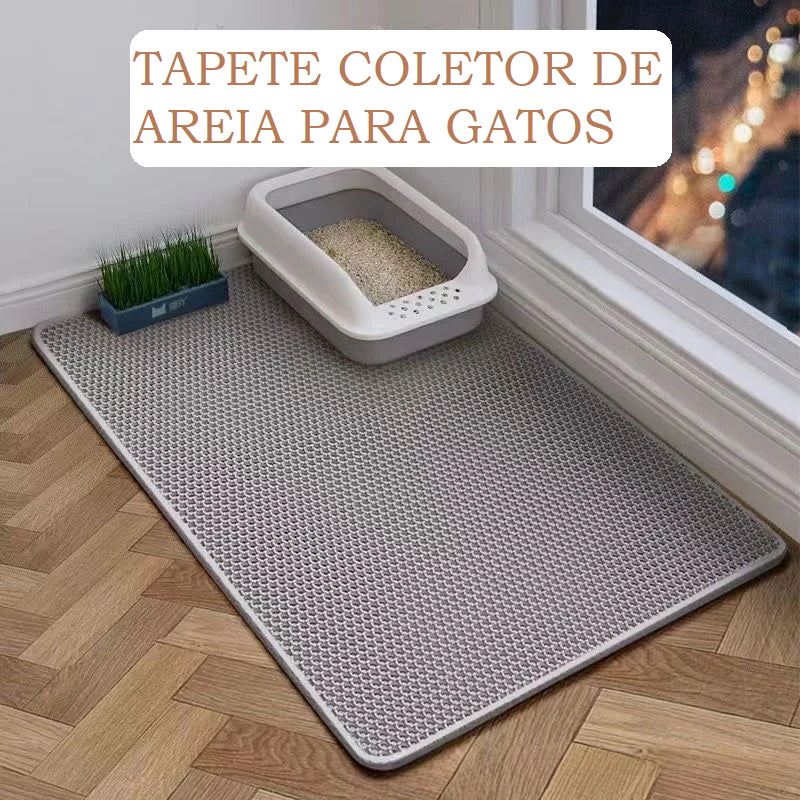 Tapete Coletor de Areia para Gatos pet shop 017 Loja da Dryka