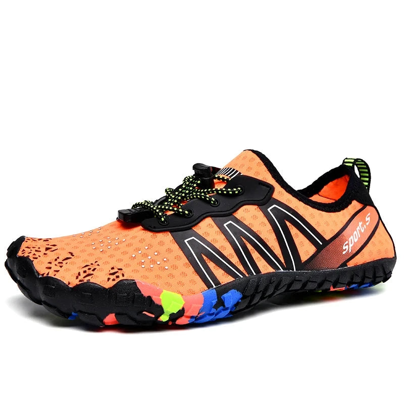 Tênis Esportivo Barefoot esporte 018 - barefoot 2024 Loja da Dryka Laranja 34