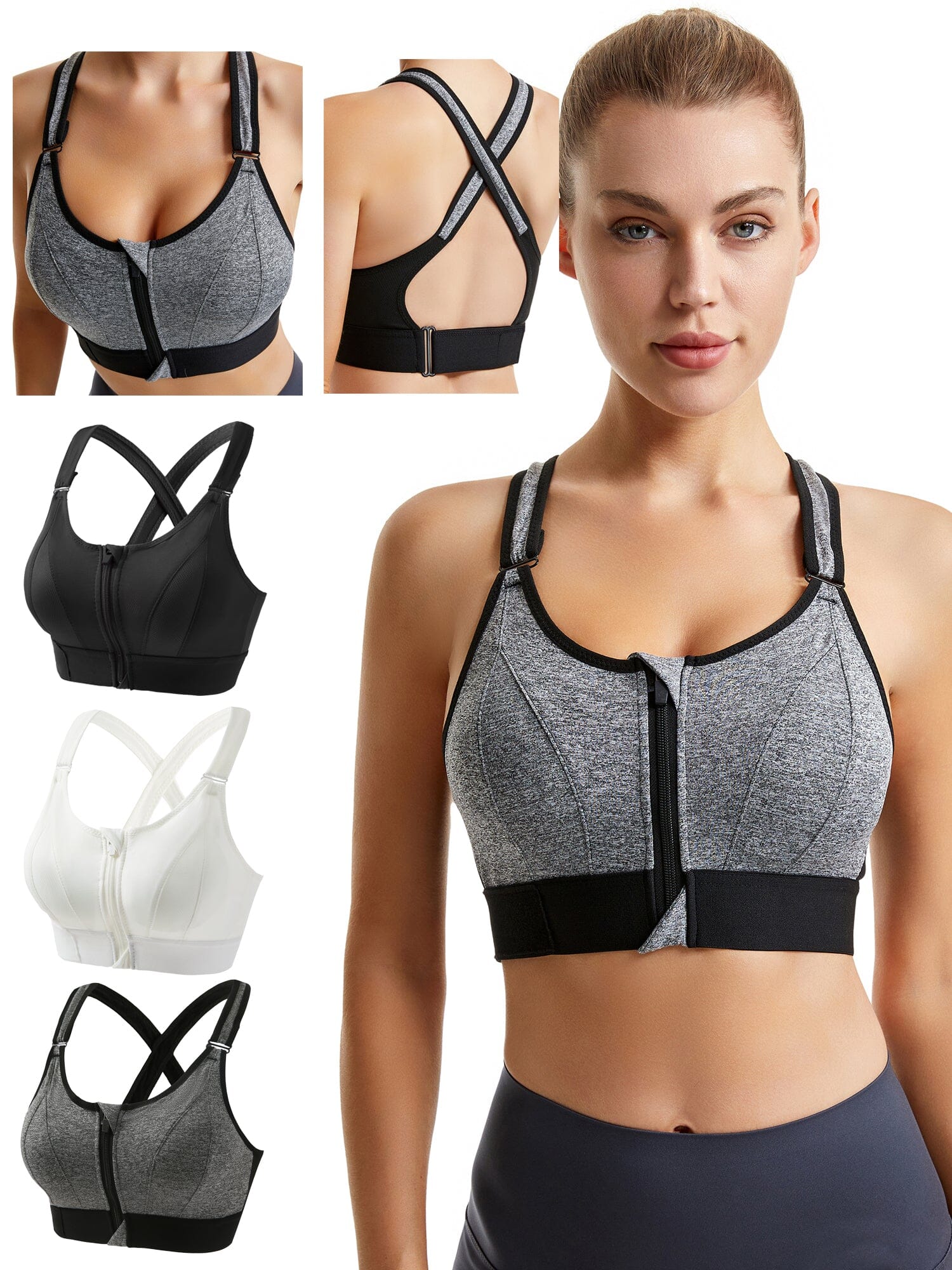 Top Fitness Esportivo Ajustável CROSSOVER - Alto Impacto Esporte 009 lojadadryka