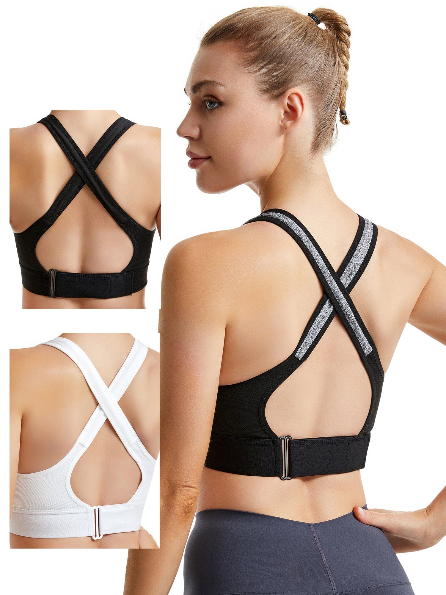 Top Fitness Esportivo Ajustável CROSSOVER - Alto Impacto Esporte 009 lojadadryka