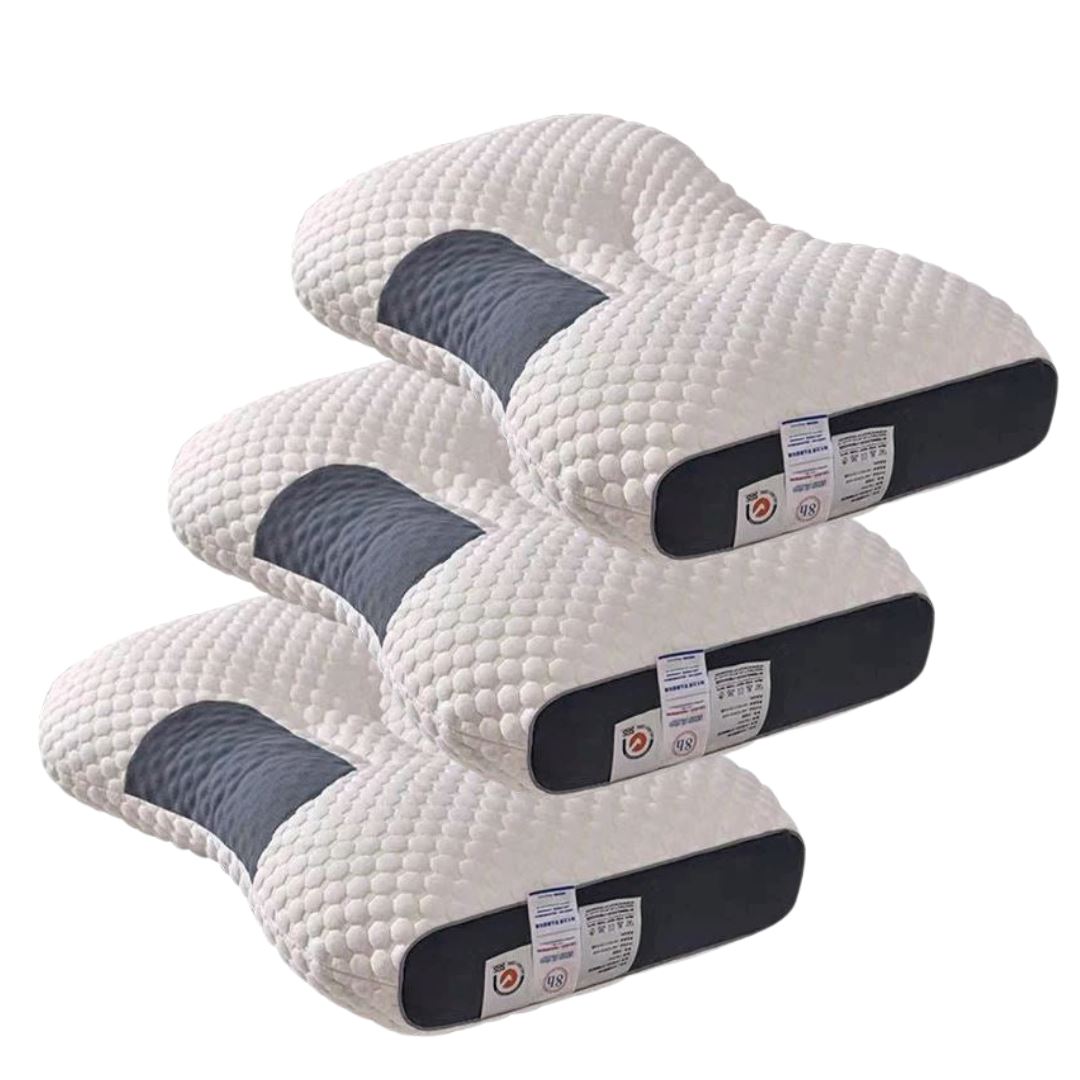 Travesseiro Ortopédico 3D - Sleep Comfort Bem estar 023 Loja da Dryka KIT 3 travesseiros 6 - 8cm