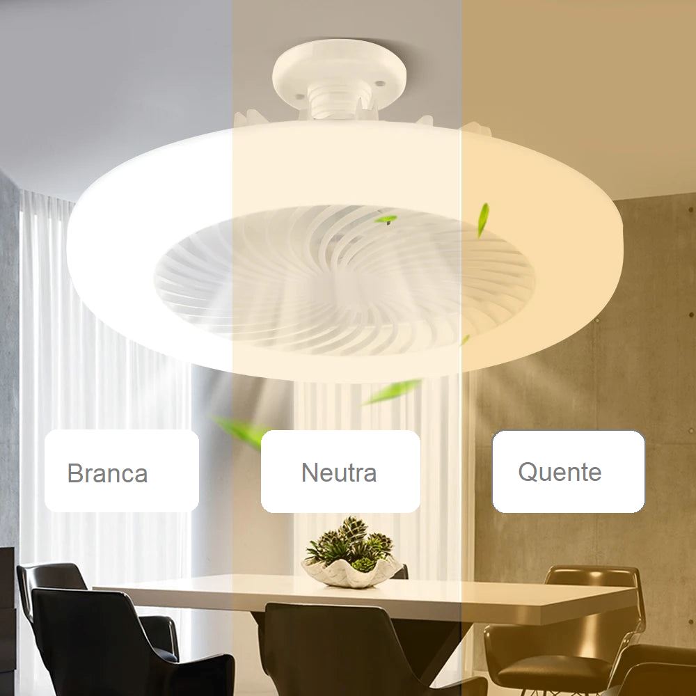 Ventilador de teto LED E27 ventilador 001 Loja da Dryka