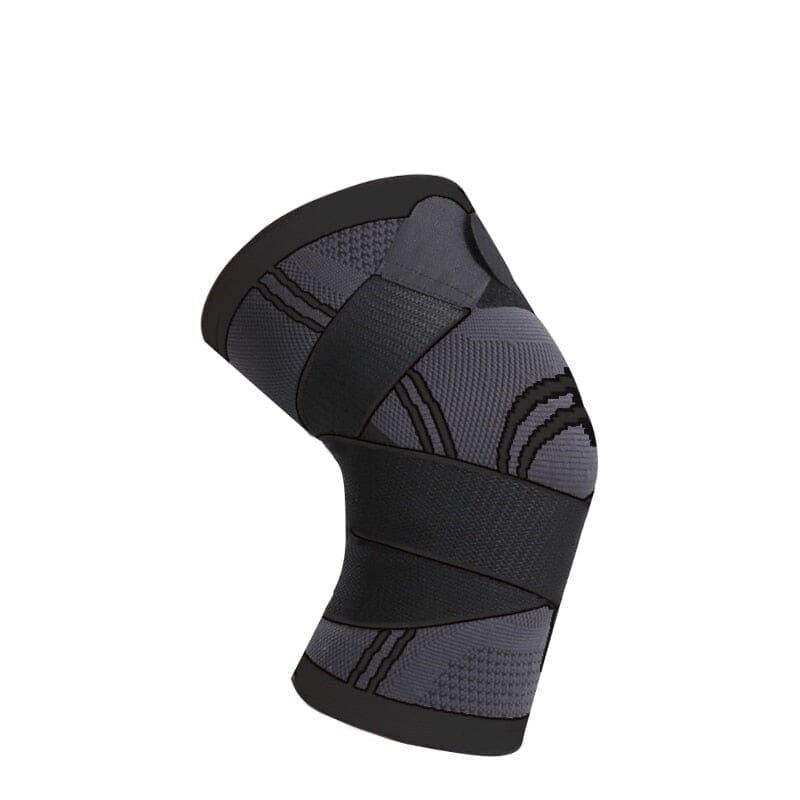 Joelheira Elástica Pressurizada Fitness 001 lojadadryka Preta P
